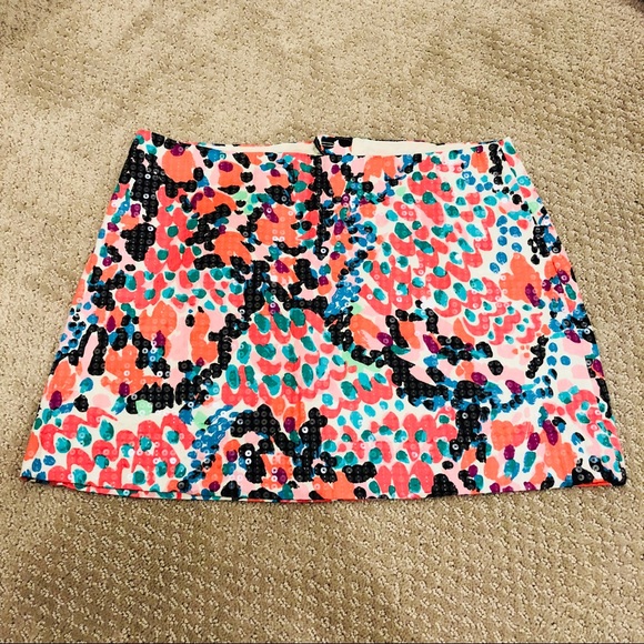 Lilly Pulitzer Dresses & Skirts - NWOT Lilly Pulitzer Multicolored Sequin Skirt